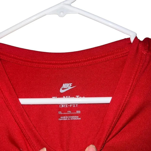 Nike Men's Team Issued Western Kentucky Hilltoppers Red Short Sleeve Shirt XXL - Picture 3 of 4